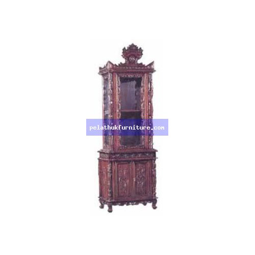 1 Door Baroque Display cabinet. Indonesia Furniture