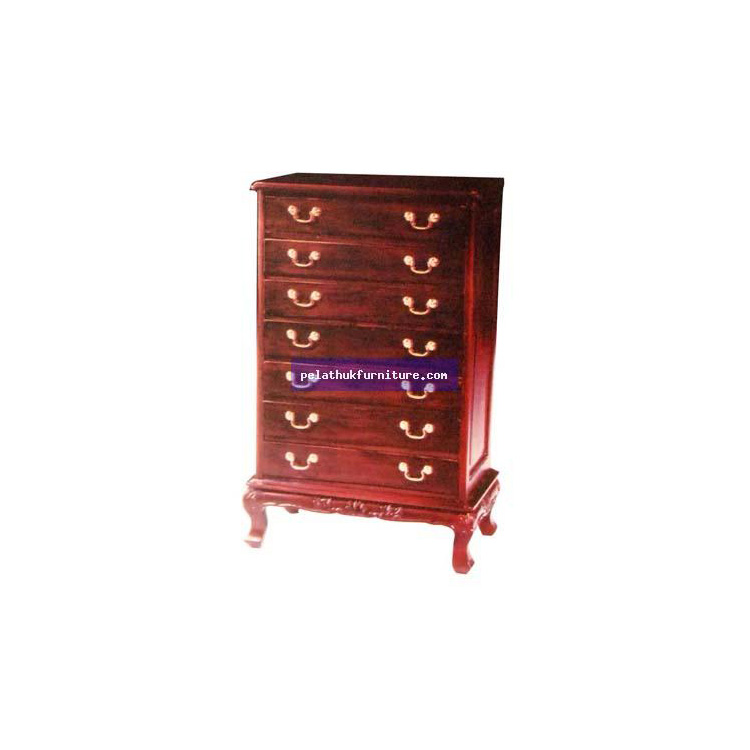7 Drawer Victorian Chest Indonesia Furniture