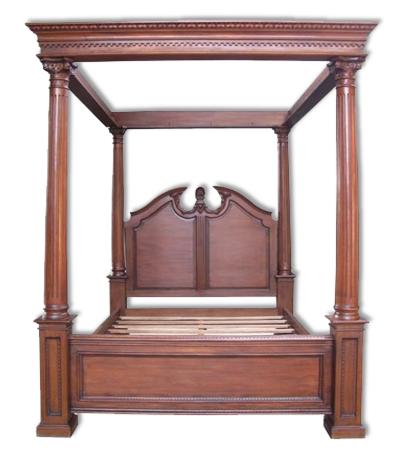 Canopy Bed D Indonesia Furniture