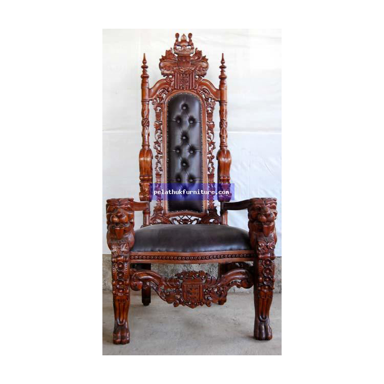 LION KING CHAIR-AUTHENTIC LEATHER Indonesia Furniture