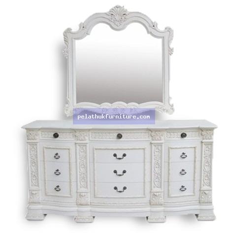 Louis Dresser with Mirror Indonesia Furniture