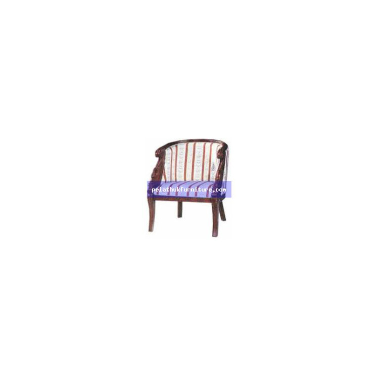 Regency Swan Carved Tub Chair Indonesia Furniture