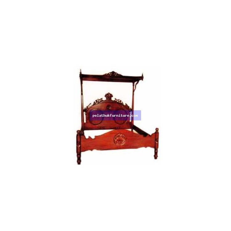 Shell Bed Queen Indonesia Furniture