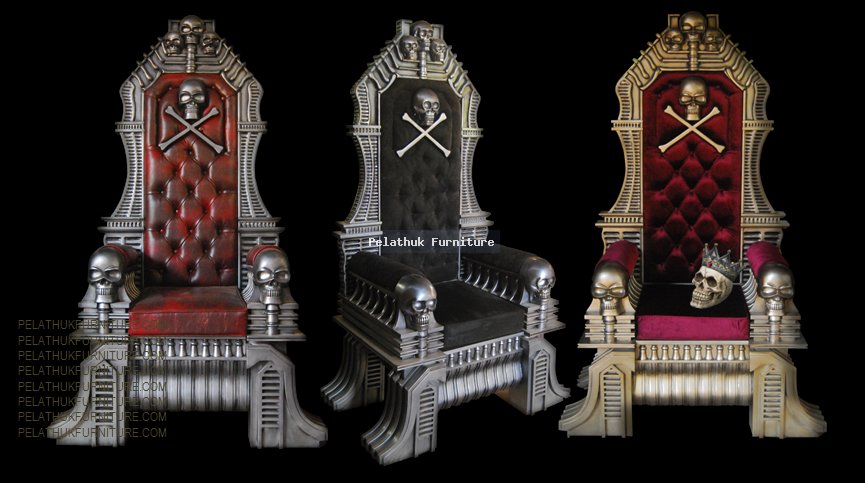 Skull Throne Chair Indonesia Furniture