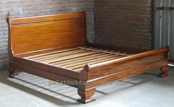 Sleigh Bed low foot end Indonesia Furniture