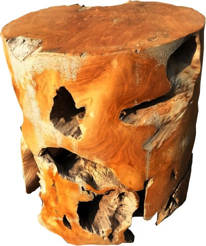 Stump teak erotion stool Indonesia Furniture