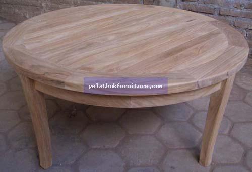 Teak Round Coffee Table Indonesia Furniture
