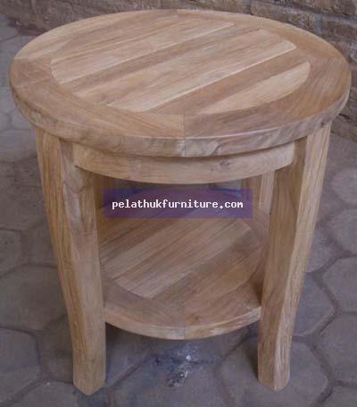 Teak Round Side Table Indonesia Furniture