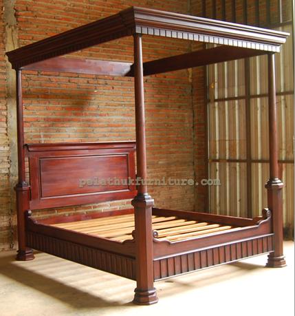 Tudor 4 Poster Bed Indonesia Furniture