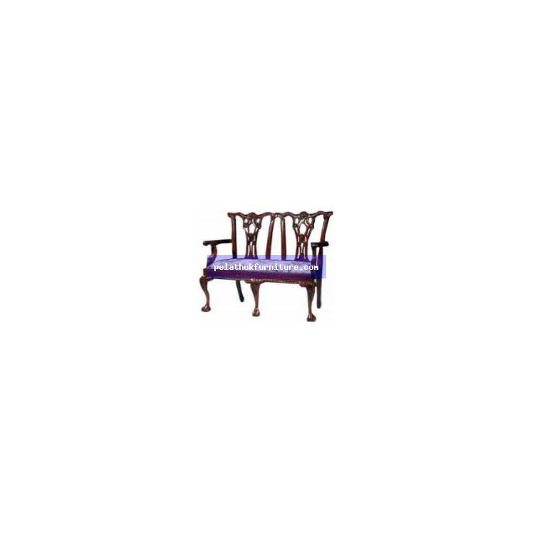 cHIPPENDALE sHELL 2 sEATER Indonesia Furniture