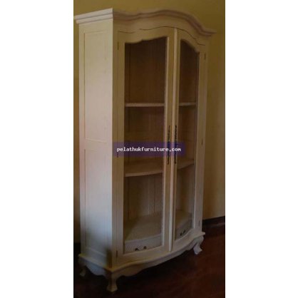2 Door Cabinet. Painted Finish  Cabinet, Bookcase, Armoire Indonesia Furniture