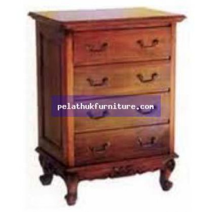 4 Drawer Victorian Chest Antique Reproductions  Bedside Chests Indonesia Furniture