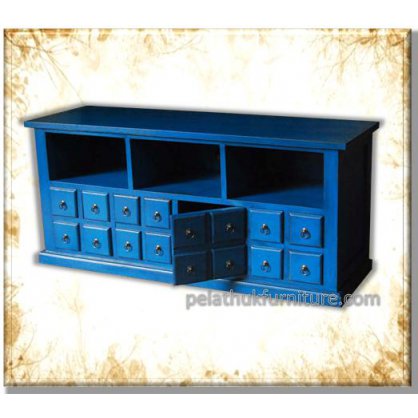 Indonesia Furniture Blue TV Credenza