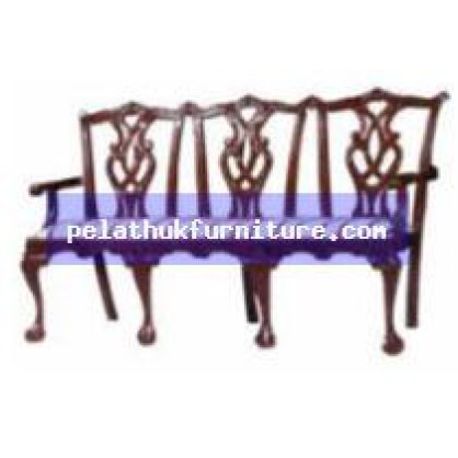Chippendale 3 Seater Antique Reproductions  Chairs, Stools and Sofas Indonesia Furniture