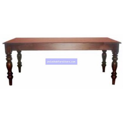 Colonial Leg Rectangular Dining Table Antique Reproductions  Coffee Tables and Dining Tables Indonesia Furniture