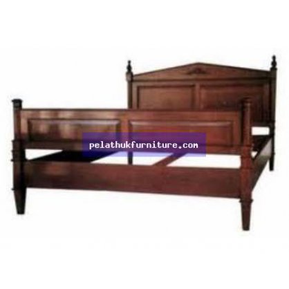 Empire Bed Queen Antique Reproductions  Beds Indonesia Furniture