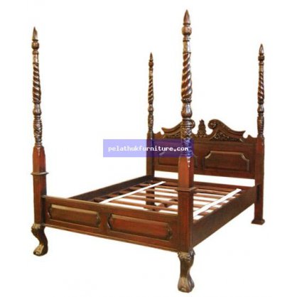 Four Poster Bed A Antique Reproductions  Beds Indonesia Furniture