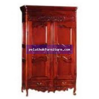 French Mahogany TV Cabinet A Antique Reproductions  Armoires Indonesia Furniture