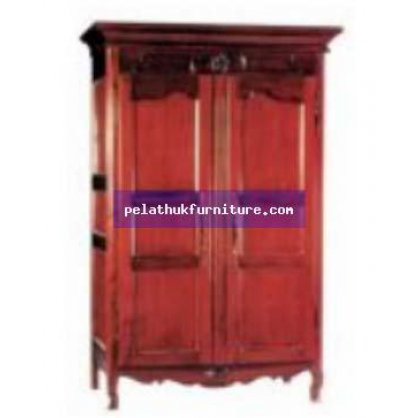 French Mahogany TV Cabinet B Antique Reproductions  Armoires Indonesia Furniture