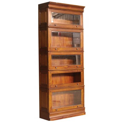 Indonesia Furniture Mahogany Stacking Bookcase 