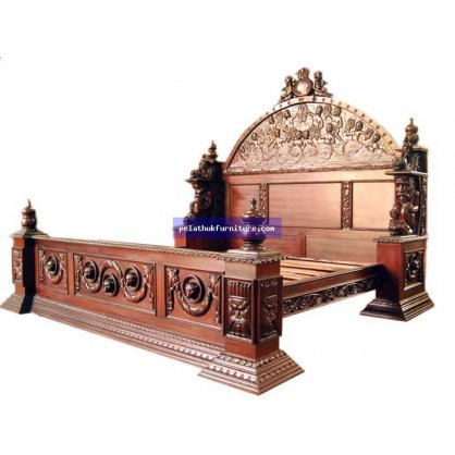 Monumental Bed Antique Reproductions  Beds Indonesia Furniture