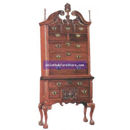 Philadelphia High Chest of Drawers Antique Reproductions  Cabinets, Bookcases, Sideboards  Indonesia Furniture