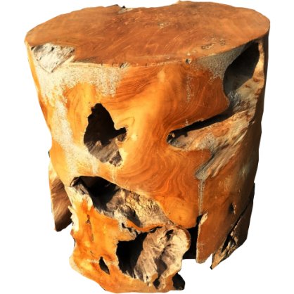 Indonesia Furniture Stump teak erotion stool