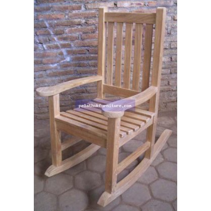 Indonesia Furniture Teak Rocking Chair