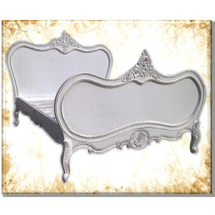 Indonesia Furniture White French Bed
