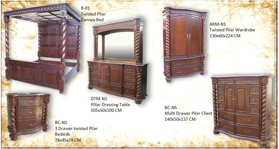 Canopy Bedroom Set Indonesia Furniture