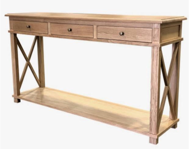 Console Table with Three Drawers Indonesia Furniture