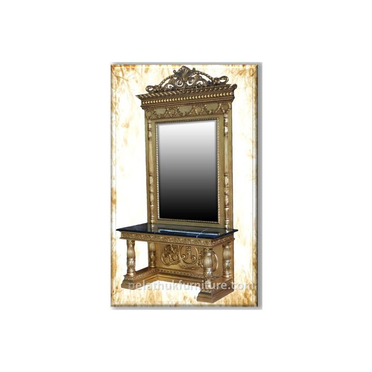 Hall Stand with Black Marble Top Indonesia Furniture