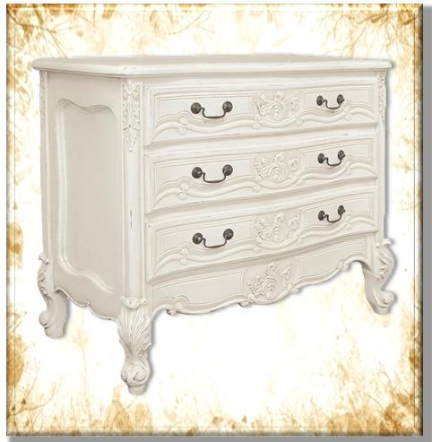 Rococo 3 Drawer Chest Indonesia Furniture