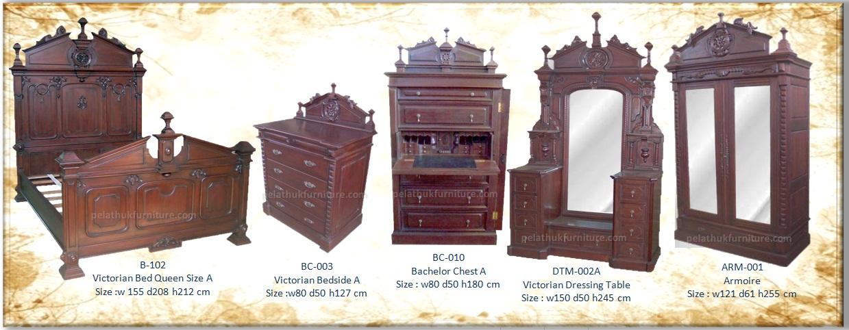 Victorian Bedroom Set Indonesia Furniture