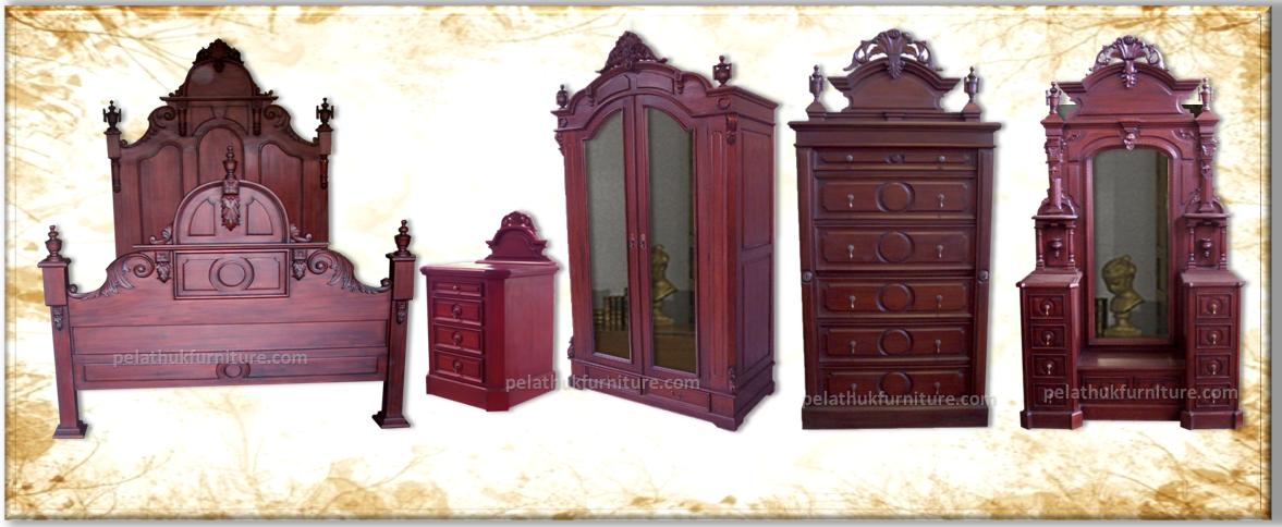 Victorian Bedroom set B Indonesia Furniture