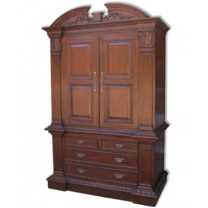 4 Drawer Base Wardrobe Antique Reproductions  Armoires Indonesia Furniture