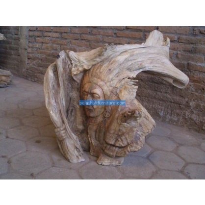 CIMG2792 Reclaimed Teak Wood and Root Carving   Indonesia Furniture