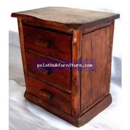 Root 3 Drawer Chest Root Furnitures and Stump Furniture   Indonesia Furniture